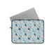 Blue Cats Laptop Sleeve - Meows in clouds - cool cat t shirts