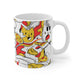 Pizza Cats Mug - Meows in clouds - cool cat t shirts