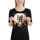 Personalized Painting Poster - Meows in clouds - cool cat t shirts