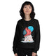 Astronaut Cat Sweatshirt - Meows in clouds - cool cat t shirts