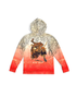 Red Samurai Cat Men's Hoodie