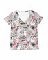 Flowers and Cats 2 Women's V-Neck Tee