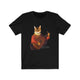 Lute Cat Unisex Tee - Meows in clouds - cool cat t shirts