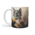 Personalized Royal Cat Mug - Meows in clouds - cool cat t shirts