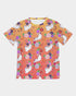 Orange to Yellow Kimono Cat Kids Tee