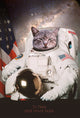 Personalized Astronaut Canvas - Meows in clouds - cool cat t shirts