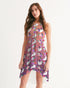 Kimono Cat 2 Women's High-Low Halter Dress