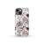 White Flowers Cats Phone Case - Meows in Clouds
