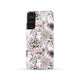 White Flowers Cats Phone Case - Meows in Clouds