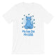Zen Master Cat T-Shirt - Meows in clouds - cool cat t shirts