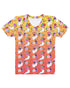 Orange to Yellow Kimono Cats Women's Tee