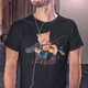Violin Cat Unisex Tee - Meows in clouds - cool cat t shirts
